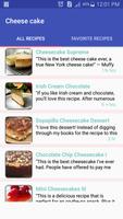 Cheese cake recipe: free recipe app capture d'écran 3