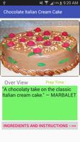 Chocolate Cake: free  cocoa recipe app capture d'écran 1