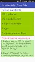 Chocolate Cake: free  cocoa recipe app screenshot 2