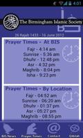 Birmingham Islamic Society App screenshot 1