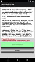 Protein Analyzer स्क्रीनशॉट 1
