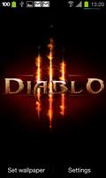 Diablo 3 Fire Live Wallpaper Affiche