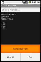 BT Quick Average スクリーンショット 1