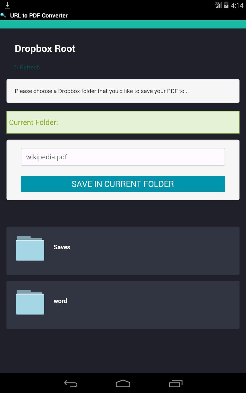 URL to PDF Converter for Android APK Download
