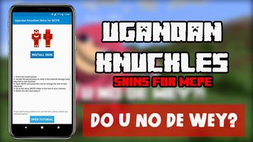 Ugandan Knuckles Skin for MCPE ảnh chụp màn hình 1