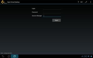 Ulteo OVD client for tablets imagem de tela 2