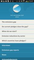 The emissions gap Affiche