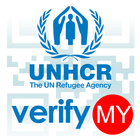 UNHCR Verify-MY 圖標