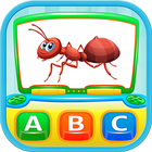 ABC Laptop Toy: Alphabet & Flashcards for kids icône