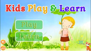 Kids Play and Learn Game Free Affiche