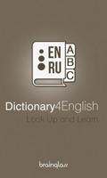 Dictionary 4 English - Russian Affiche