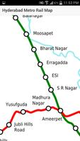 Hyderabad Metro Rail Map capture d'écran 1