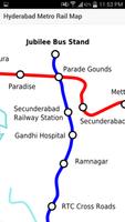 Hyderabad Metro Rail Map capture d'écran 2