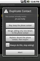 Import Contacts (old) screenshot 2