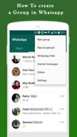 New Whatsapp Messenger Tips capture d'écran 1