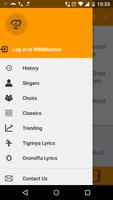 WikiMezmur Lyrics Amharic Song Cartaz
