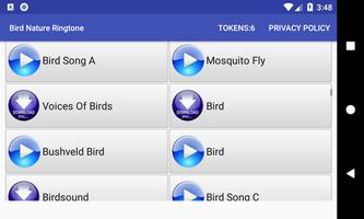 Bird Nature Ringtone: phone ringtone app. capture d'écran 1
