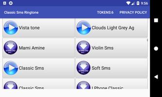 Classic Sms Ringtone syot layar 1