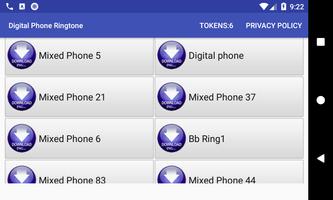 डिजिटल फोन रिंगटोन: मोबाइल रिंगटोन ऐप स्क्रीनशॉट 1