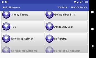 Hindi old Ringtone: mobile ringtone app captura de pantalla 1