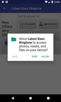 Latest Bass Ringtone: mobile ringtone app capture d'écran 2