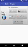 Latino Ringtone: mobile ringtone app capture d'écran 3