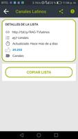 Listas IPTV y M3U (Latino) captura de pantalla 2