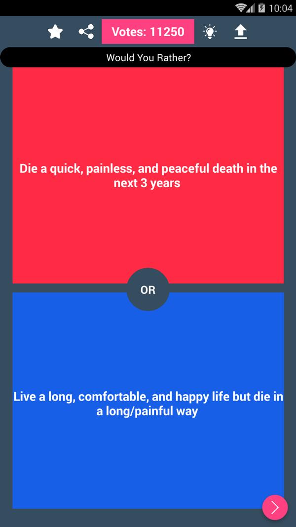 Would You Rather? APK برای دانلود اندروید