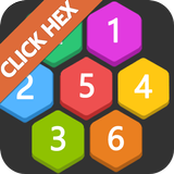 Click Hexagon -Fun puzzle game icône