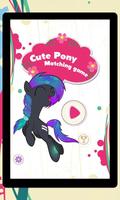 Pony Pairs - Memory Match Game پوسٹر