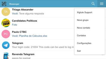 Xiglute Messenger اسکرین شاٹ 1