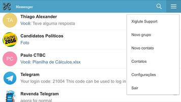 Xiglute Messenger capture d'écran 1