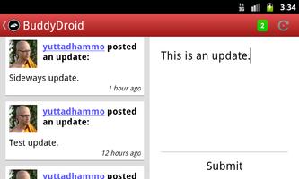 BuddyDroid الملصق