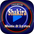Shakira hits songs mp3 icône