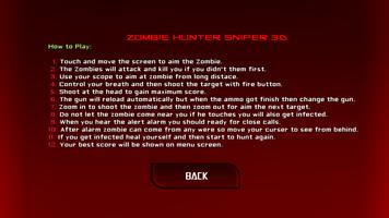 Zombie Hunter Sniper 3D capture d'écran 3
