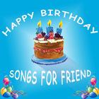 Chansons joyeux anniversaire pour les amis icône