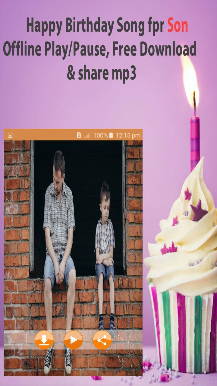 Descarga de APK de Feliz cumpleaños Canción para hijo para Android