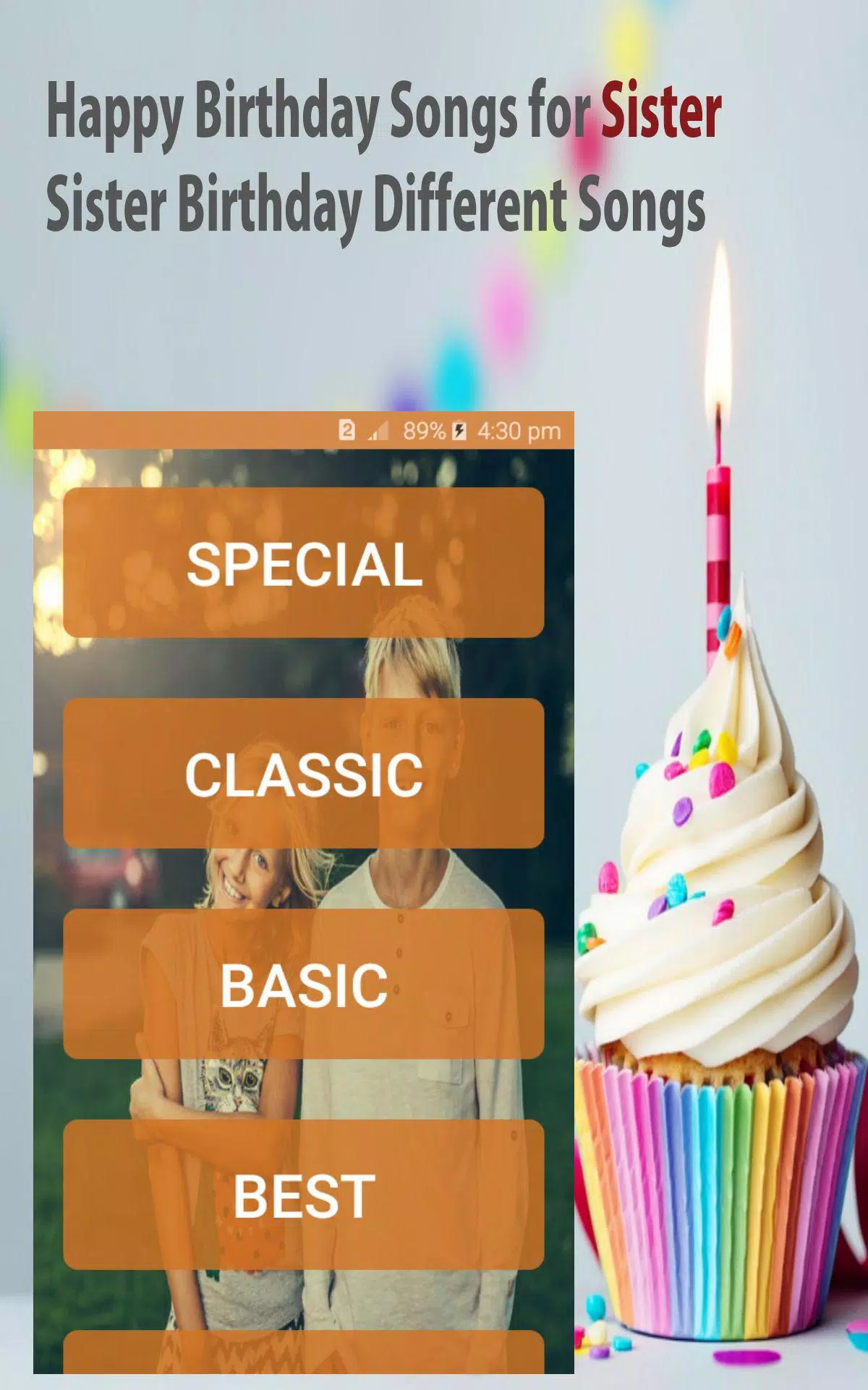 Bonne Chanson D Anniversaire Pour Soeur Apk Pour Android Telecharger