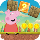 Super Peppa Adventure Pig Jungle Running icon