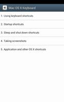 OS X Keyboard Shortcut स्क्रीनशॉट 1