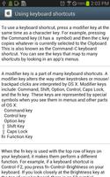 OS X Keyboard Shortcut اسکرین شاٹ 3