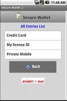 Secure Wallet Free screenshot 1