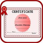 Fabricante de certificados de regalo icono