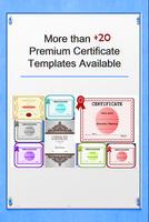 Certificate Maker Diploma etc poster