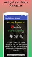 Ninja Nickname Generator capture d'écran 2