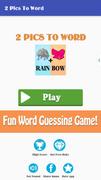 Pics To Word - 2 Pics 1 Word – Fun Word Guessing Poster