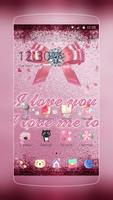 Glitter Pink Love Affiche