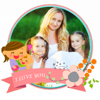 Mother's Day photo frame icono