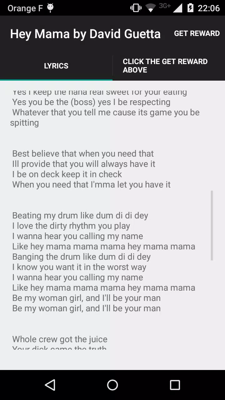 David Guetta Hey Mama Lyrics APK for Android Download