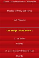 All Songs of Ozzy Osbourne captura de pantalla 2